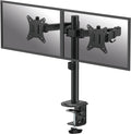 Fellowes Everyday Adjustable Dual Monitor Arm – Holds Two Screens up to 32" (inch) Weighing 19.84 lbs Each, Tilt, Swivel, Rotate, VESA 75/100, Clamp or Grommet Mount, Cable Management by FellowesBrands