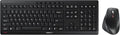 Cherry Stream Desktop Comfort Wireless Keyboard and Mouse Combo | 2.4 GHz Connection, Whisper-Quiet Keys, Ergonomic Right-Handed Mouse, Battery-Powered, Black by CHERRY