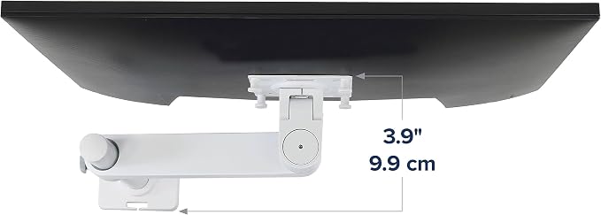 Ergotron – NX Single Monitor Arm, VESA Desk Mount – for Monitors Up to 34 Inches, 0 to 18 lbs – White - Image 6