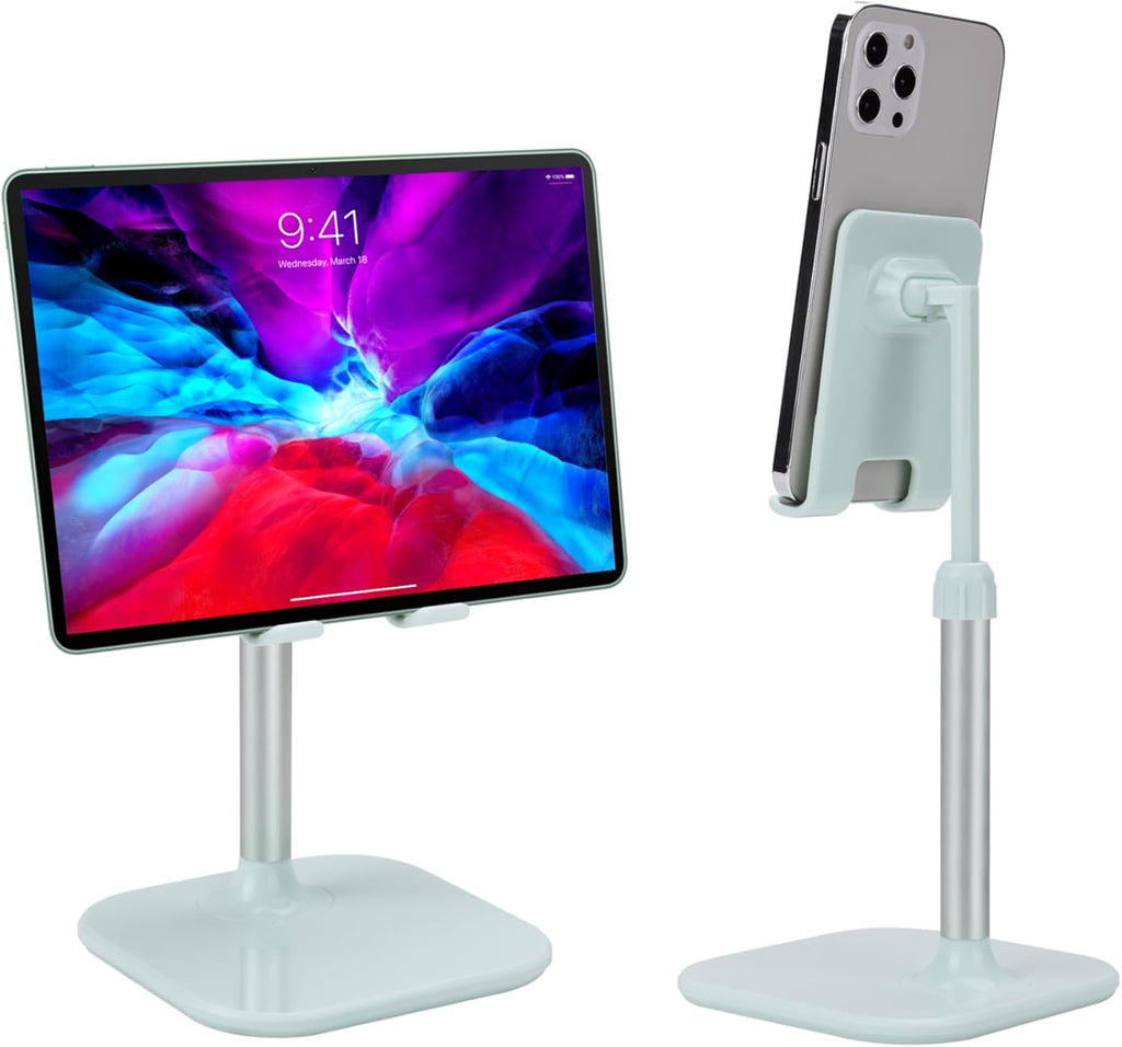 Cell Phone Stand, Phone Stand for Desk, Phone Holder Stand Compatible with iPhone and All Mobile Phones Tablet, Gifts for Adults Women Men Mom Wife, Turquoise by Doboli