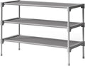Kitsure Shoe Rack - Non-Woven Shoe Rack Shelf, Shoe Organizer for Closet, Entryway, Garage & Corridor, Stackable Shoe Shelves, 27.5" Wide - 3 Tier, Grey | Shoe Organizer for Closet, Entryway, Garage, Stackable Shoe Shelves, college dorm&apartment essen... by Kitsure