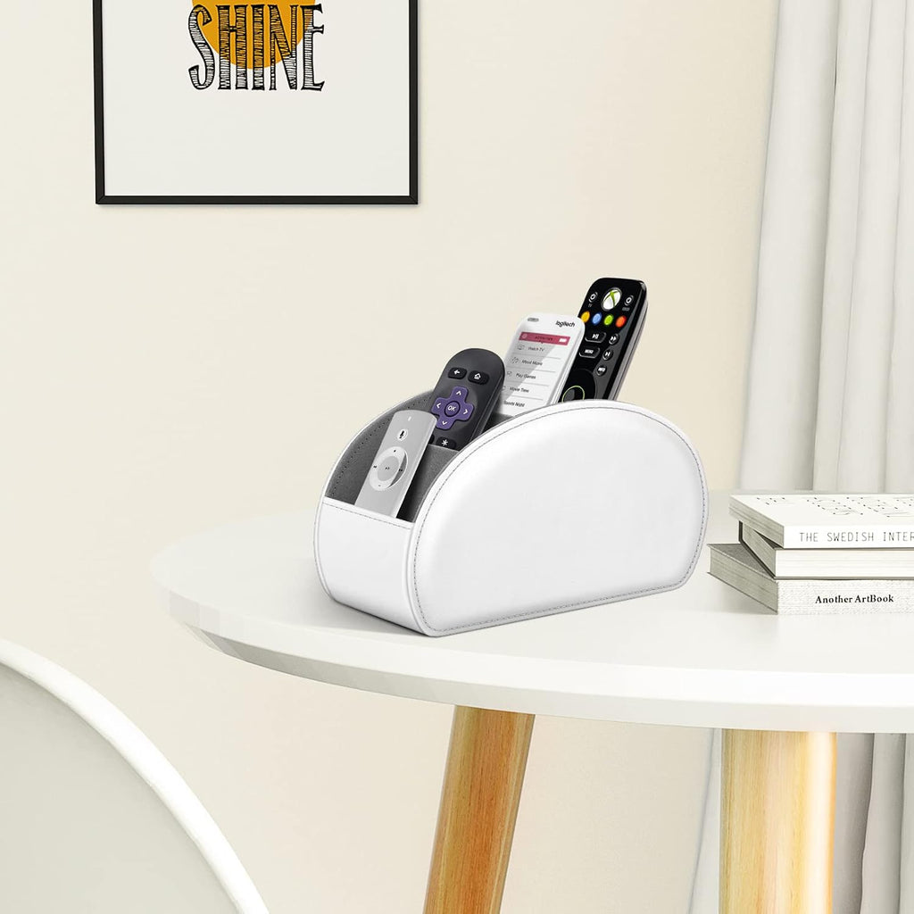 FINTIE Remote Control Holder with 9 Compartments Vegan Leather - Image 3