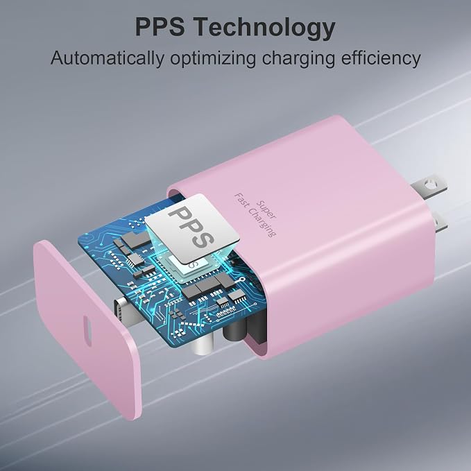 USB C Charger Type C Charger Fast Charging Long 12FT 45W Samsung Charger | for iPhone Air/17 Plus/17 Pro/17 Pro Max/16 Plus/16 Pro Max/15 Pro Max/iPad Pros/Samsung Galaxy S26/S25,Android(Pink) - Image 3