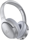 INFURTURE H1 Active Noise Cancelling Bluetooth Headphone Over Ear Deep Bass | Comfortable, Hi-Fi Stereo, 90H Playtime, Low Latency, Foldable Lightweight for Travel, Office, Sport Running - White by ComfortableHeadphonesSpecialists