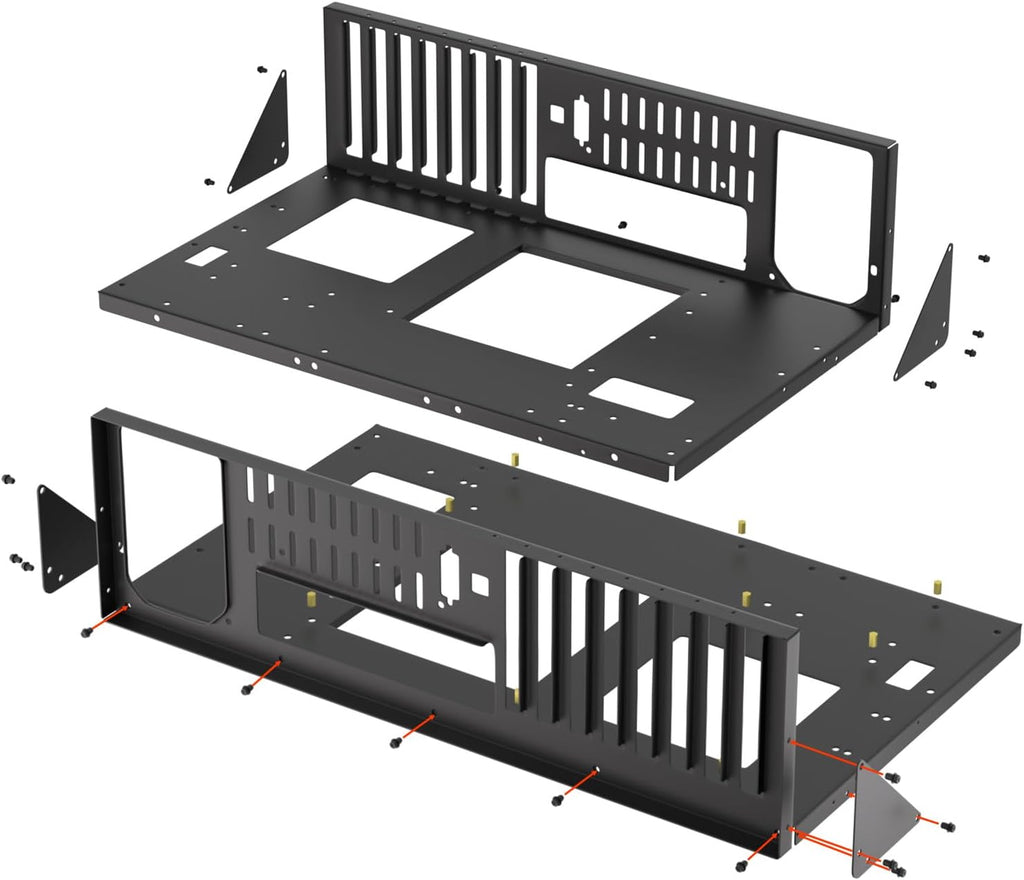 Open Air PC Case, PC Test Bench PC Case, ATX Open Frame Computer Case, DIY PC Rack for ATX MATX ITX Motherboards - Image 5