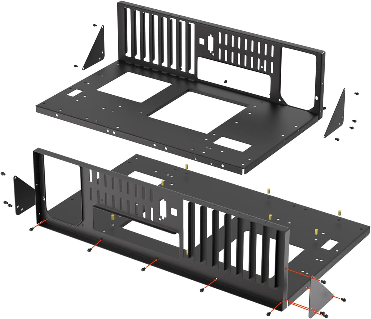 Open Air PC Case, PC Test Bench PC Case, ATX Open Frame Computer Case, DIY PC Rack for ATX MATX ITX Motherboards - Image 5