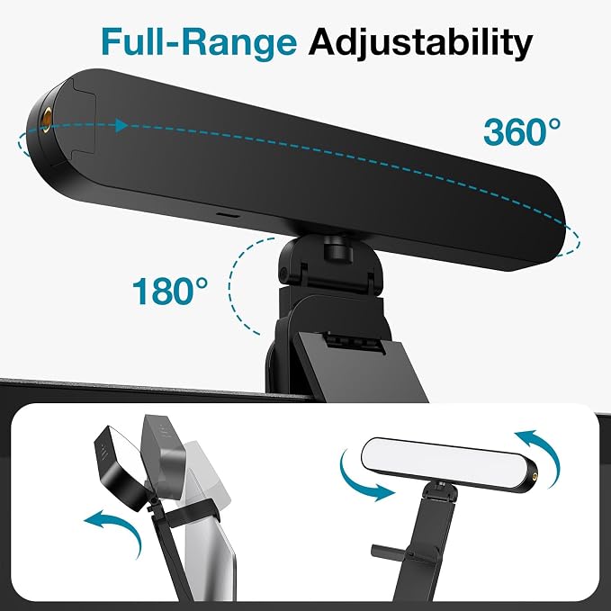 InnoGear Ring Light for Computer On-Camera Monitor Video Conference Light | LED Lights for Video, Clip On, Remote Control, 3 Color Modes, Adjustable, Monitor, Laptop, Easy to Attach, Recording - Image 6