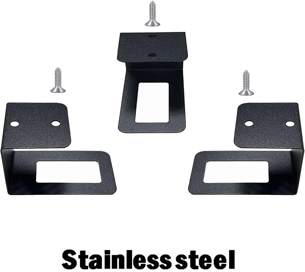 AUXPhome (3) Laptop Holder Under Desk Laptop Mount Organizer Rack Storage Shelf, Add On Under Table Laptops, Keyboard, Routers, Modems, Cable Box, Network Switch & More, Desk Accessories - Image 2