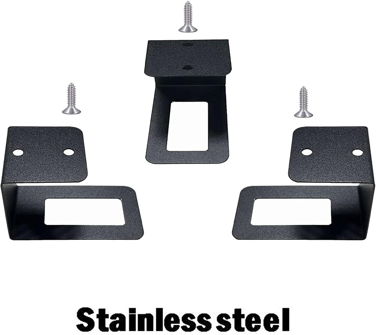 AUXPhome (3) Laptop Holder Under Desk Laptop Mount Organizer Rack Storage Shelf, Add On Under Table Laptops, Keyboard, Routers, Modems, Cable Box, Network Switch & More, Desk Accessories - Image 2