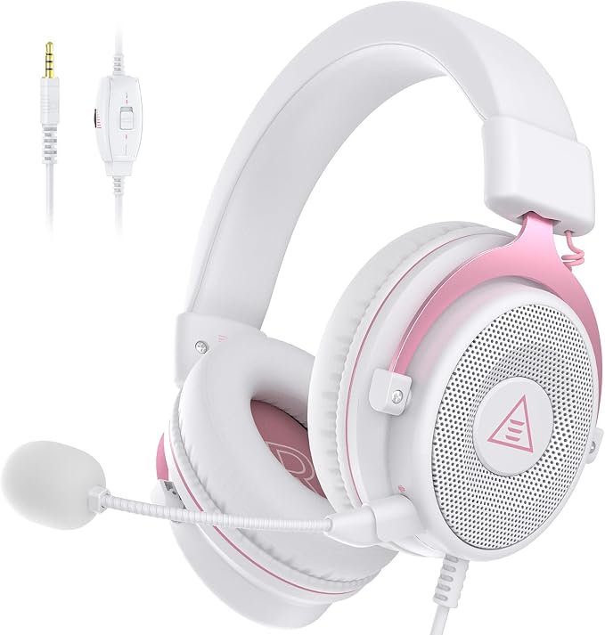 EKSA E900 Wired Gaming Headset with Microphone for PS4, PS5, Xbox | Detachable Noise Canceling Mic, 3D Surround Sound, Wired Headphone for PS4, PS5, Xbox, Computer, Laptop, Switch, Handheld by EKSA