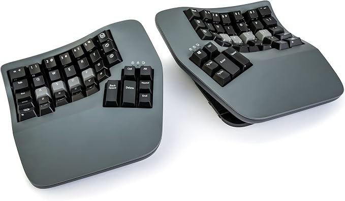 Kinesis Advantage360 Professional Split Ergonomic Keyboard - Bluetooth | Mechanical Switches | Fully Programmable Open Source | Contoured Shape | Adjustable Tenting | Backlit - Image 3