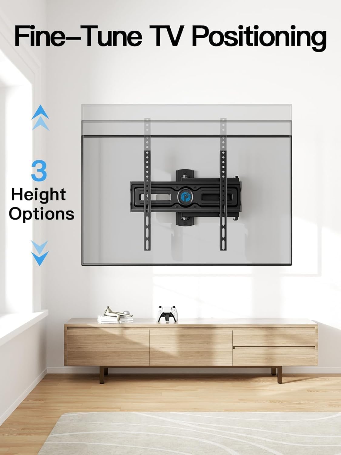 Pipishell Full Motion TV Wall Mount for Most 26-65 inch Flat & Curved TVs - Image 4