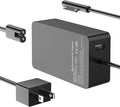 [Upgraded Version] Surface Pro Charger 65W for Surface Pro 3/4/5/6/7/8/9/X Power Supply Adapter, Compatible for Both Microsoft Surface Book Laptop/Tablet，Works with 65W&44W&36W&24W (10 Ft Cord) by Unknown