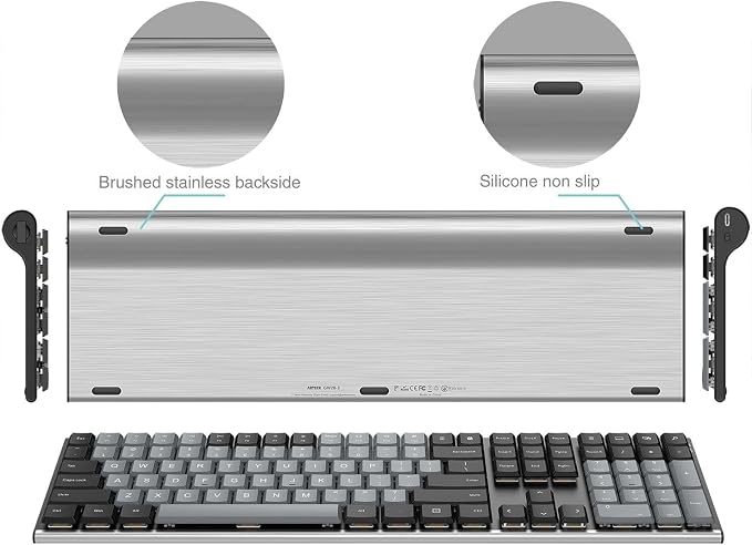Arteck Mechanical 2.4G USB Wireless Keyboard, Tacktile Brown Switches Black - Image 6