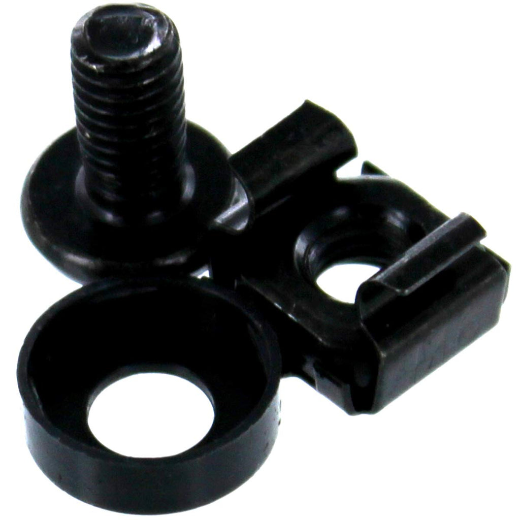 Navepoint M6 Cage Nuts and Screws for Rack Mount Server Shelves Cabinets Set of 25 by NavePoint