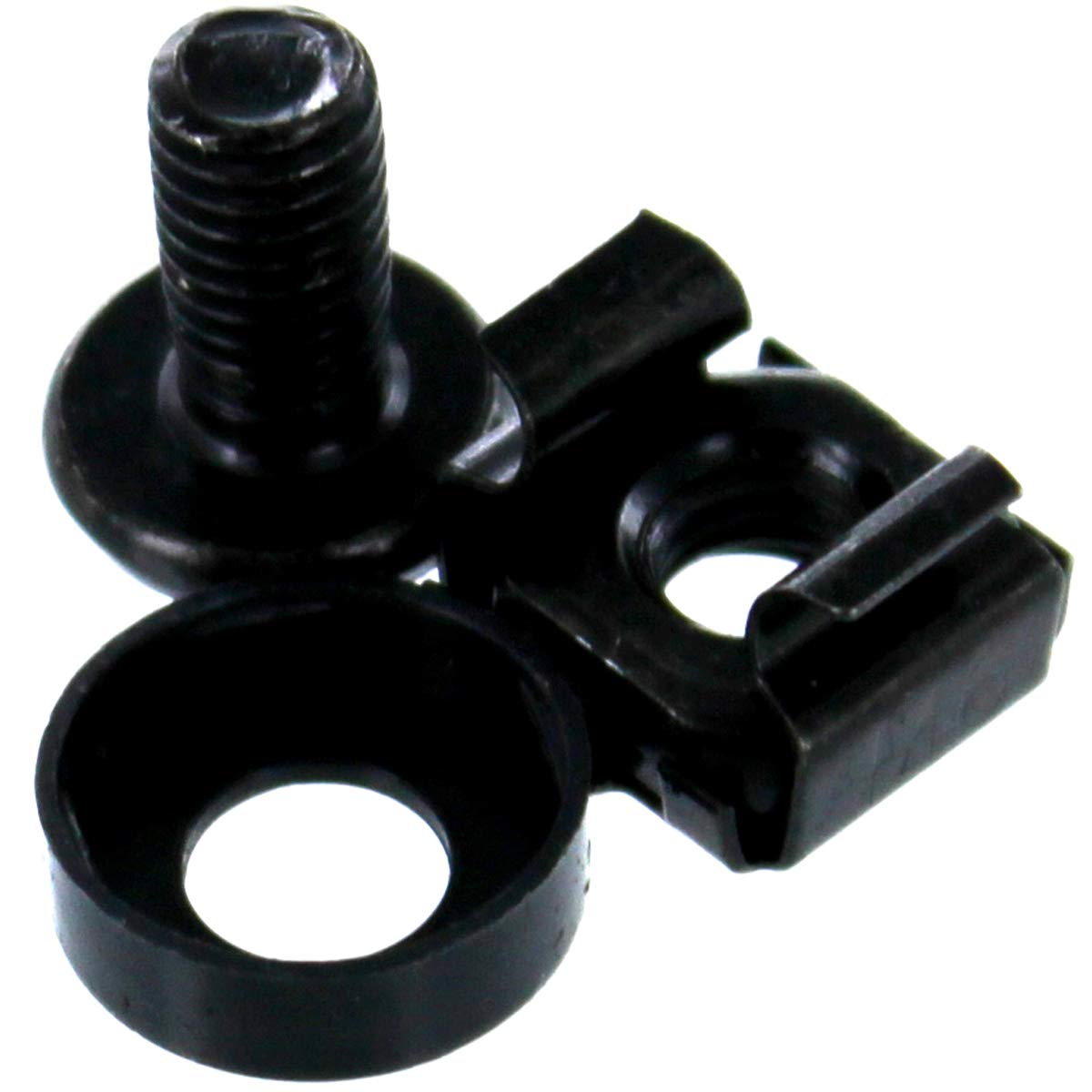 Navepoint M6 Cage Nuts and Screws for Rack Mount Server Shelves Cabinets Set of 25 by NavePoint