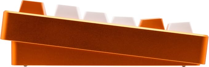 KEEBMONKEY WOBKEY Rainy 75 Aluminum HMX/JWK Switches Mechanical Keyboard with Superior Acoustics, Wired, BT, 2.4G Wireless Connectivity (Pro Orange(Stainless Steel Weight)) - Image 8