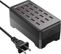 100W 20-Port USB Charging Station for Multiple Devices | USB Charging Hub Compatible with iPhone, Android Tablet and More-Desktop Charger for Home, Office & Entrepreneur by Unknown