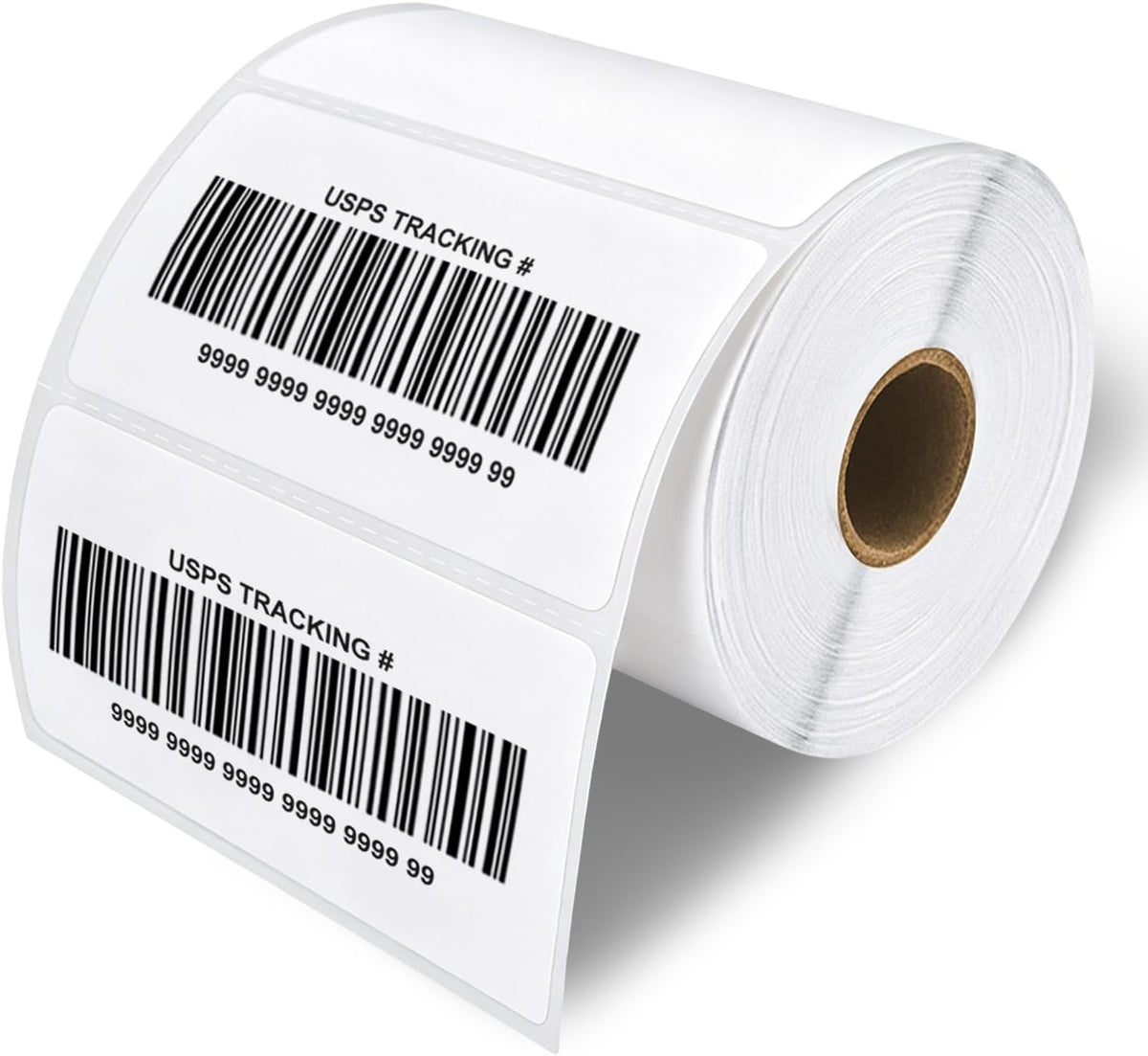 ESSENTIAL 4" x 2" Direct Thermal Labels,1" Core (750 Labels, 1 Roll) by ESSENTIAL