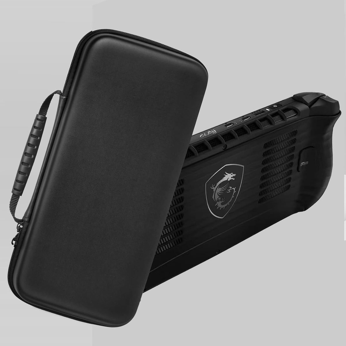 Portable Travel Daily Carry Case for MSI Claw 8 AI+ A2VM 8" 2025 Hard Sleeve Shell Cover Handheld Game Console Skin Protective Storage Bag with Non-Slip,Anti-Collision,Shockproof (Black) - Image 3