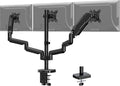 MOUNT PRO Triple Monitor Mount for 13-27 inch Screens, 3 Monitor Desk Mount, Height Adjustable Triple Display Stand, Full Motion Three Computer Arm Hold up to 17.6lbs Each, VESA 75x75, 100x100 by MOUNTPRO