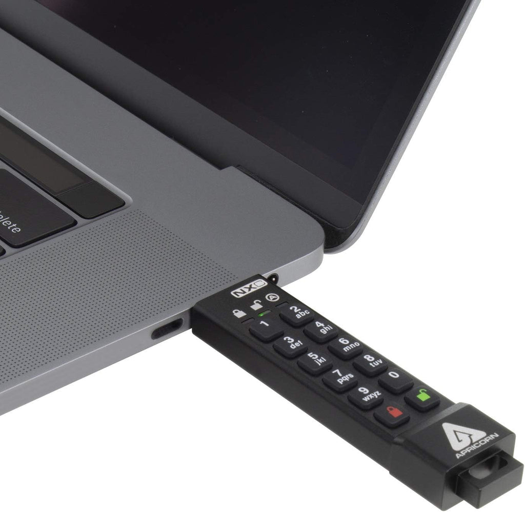 Apricorn 128GB Aegis Secure Key 3 NXC 256-Bit Hardware-Encrypted USB 3.2 Type C Flash Drive, FIPS 140-2 Level 3 Validated (ASK3-NXC-128GB), Black - Image 6