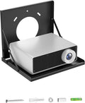 Projector Shelf for Wall Mount, Flip Down Projector Wall Mount Holds 22lbs by PUTORSEN