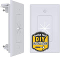 DATA COMM Electronics 45-0014-WH 1-Gang Cable Wall Plate w/ Flexible Opening, Low Voltage Wall Plate,Conceals Up to 6 Cables, Easy Installation,White by DATACOMM