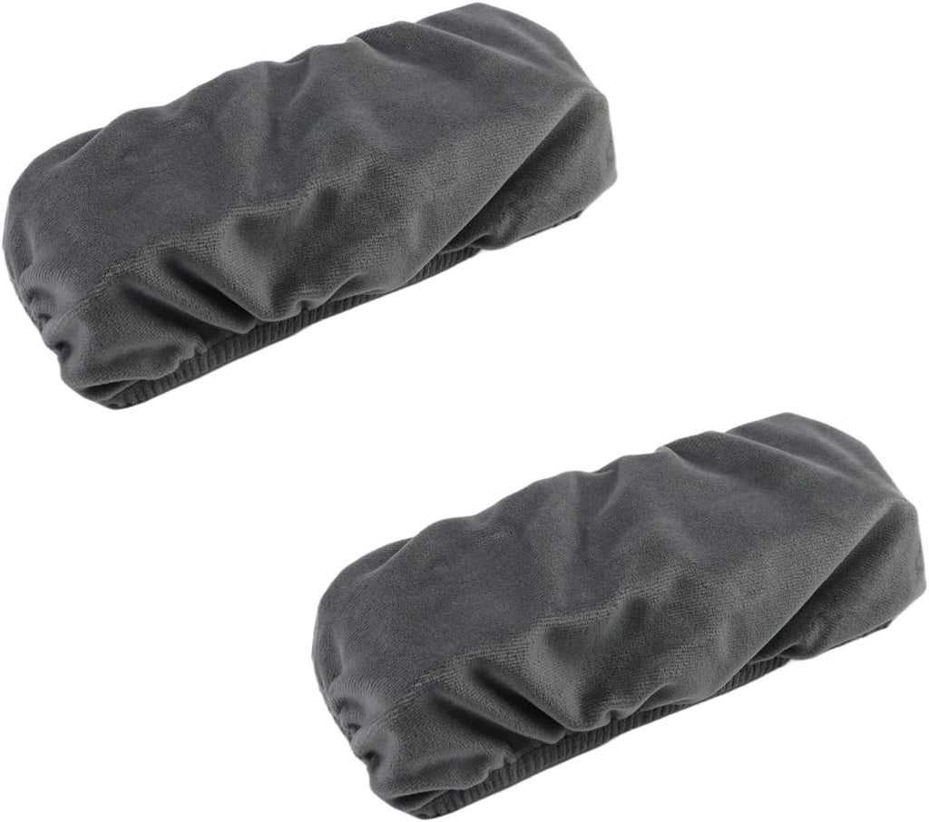 Office Chair Armrest Pads Covers Cushions Slipcovers (Dark Grey) by Tighall