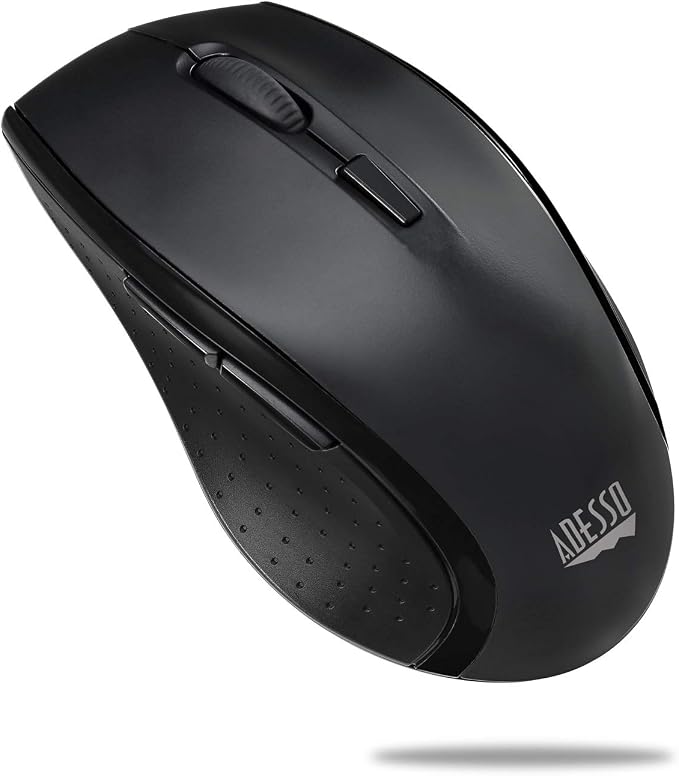 Adesso WKB-1600CB TruForm Wireless Ergonomic Keyboard & Optical Mouse Combo | Media, Split Design, Adjustable DPI, 24 GHz RF Technology, Multimedia Hotkeys - Image 3