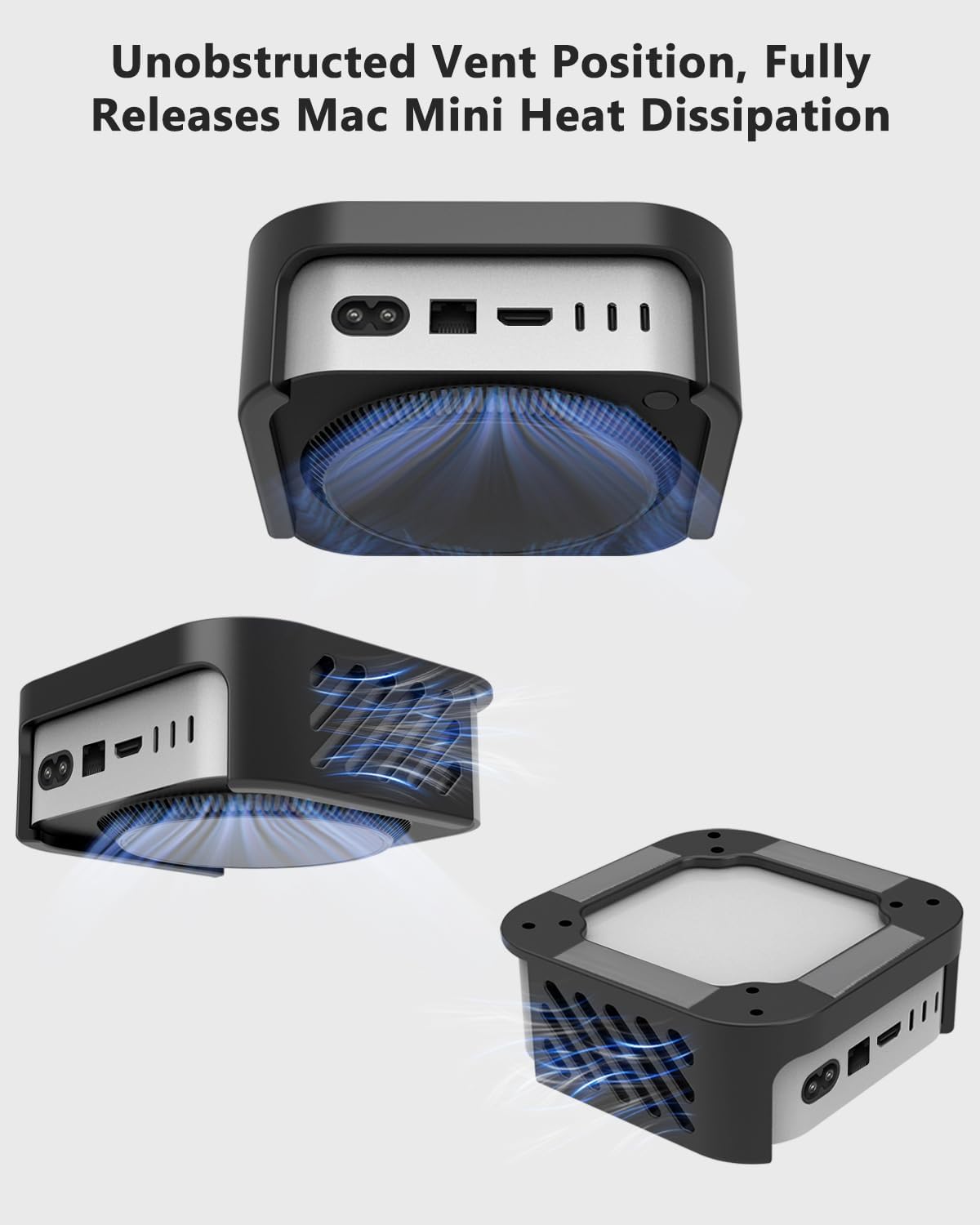 2024 Mac Mini M4 Mount - Under Desk & Wall, 3D Printed Monitor Stand - Image 5