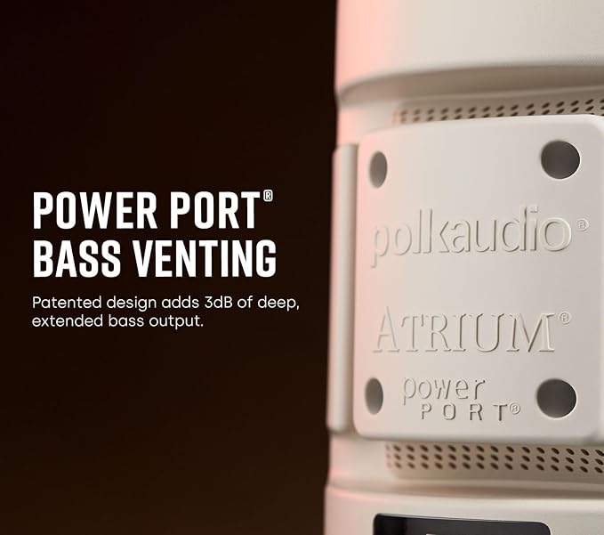 Polk Audio Atrium 8 SDI Flagship Outdoor Speaker (White) - Use as Single Unit or Stereo Pair, Powerful Bass & Broad Sound Coverage, Withstands Extreme Weather & Temperature (Pack of 4) - Image 3