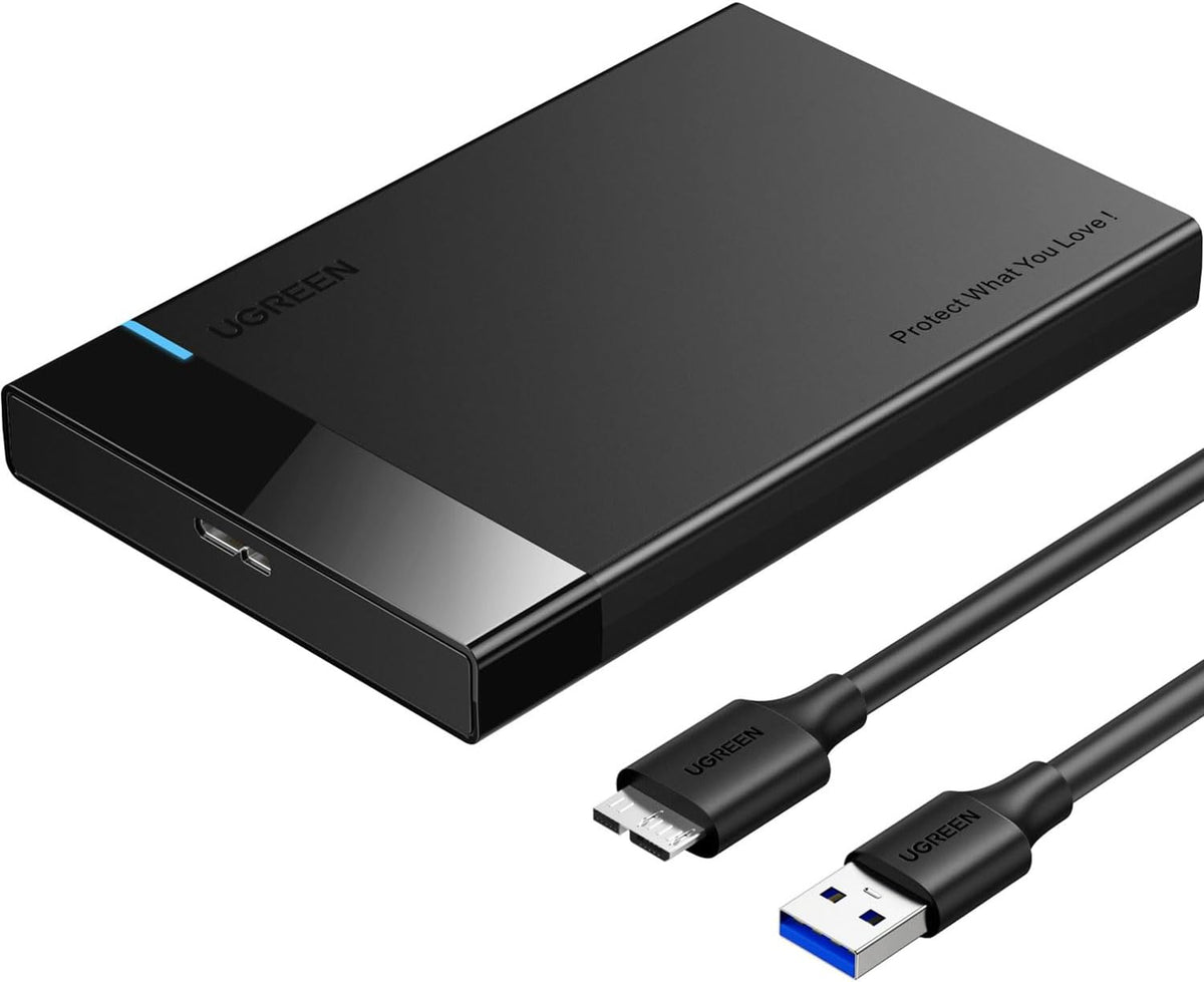 UGREEN 2.5" Hard Drive Enclosure USB 3.0 to SATA III Adapter,5Gbps by UGREEN