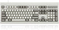Perixx PERIBOARD-106M, Wired Performance Full-Size USB Keyboard, Curved Ergonomic Keys, Classic Retro Gray/White Color, US English Layout by PerixxComputerGmbH