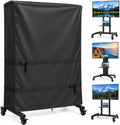 55-60 Inch Outdoor TV Trolley Cover, 600D Oxford TV Stand Cover by Mineye