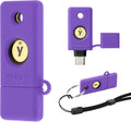 Silicone Case for YubiKey 5C NFC, Purple by Shieldcase