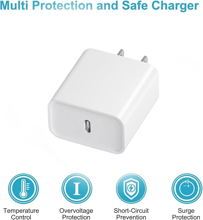 iPhone 17 16 15 Charger: Fast Charging Type C Chargers USB C Charger | 2 Pack Cable for iPhone 17/17Pro Max 16/16 Plus/16 Pro/16 Pro Max/iPhone - Image 4