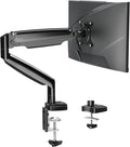 Single Monitor Mount Holds Screen up to 32", Height Adjustable Monitor Arm, Full Motion Computer Monitors Stand with Clamp/Grommet Base, VESA Mounts Fit 4.4-17.6lbs Computer, Black by Unknown