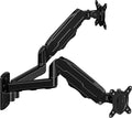 MOUNT PRO Dual Monitor Wall Mount for 13 to 32 Inch Screens, Wall Monitor Arm for 2 Monitors, Each Holds Up to 19.8lbs, Full Motion Wall Monitor Mount with VESA 75x75/100x100, Home Office Setup by MOUNTPRO