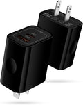 20W USB C Charger Cube,2-Pack Wall Plug Android Fast Charging Block, 2-Port PD+QC Power Adapter Type C Box for Samsung Galaxy S25 Ultra/S25 Plus/S24/S23/Watch Ultra 7/A36/A16/A26,iPhone 16e,Pixel 9A by Pukiou