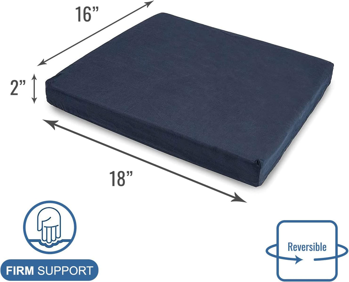 DMI Seat and Chair Cushion for Office Chairs, Wheelchairs, Scooters, Kitchen Chairs or Car Seats, for Support and Height While Reducing Stress on Back, Tailbone or Sciatica, 2 in - Image 5