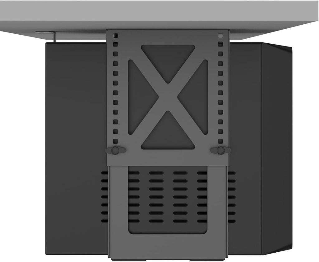 Under Desk PC Mount, Adjustable 5.6-11.2in, 33lb Steel, Ventilated - Image 7