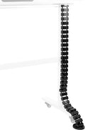 VIVO Standing Desk Vertebrae Magnetic Cable Management Kit, Adjustable Quad Entry Flexible Spine Wire Organizer Cord Snake for Home Office, Black, DESK-AC01M by Unknown