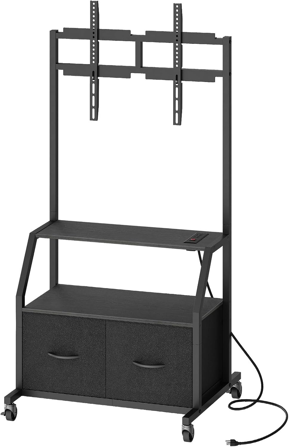 MAHANCRIS Rolling TV Stand with Mount and Wheels for 32"-55" TV - Image 8