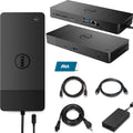 Dell WD19 130W Docking Station, HDMI/Dual DisplayPort, Dell Docking Station with 90W Power Delivery, Dual Monitor Support,Bundle with 130W Adapter, HDMI/DP Cables (Renewed) by FKA