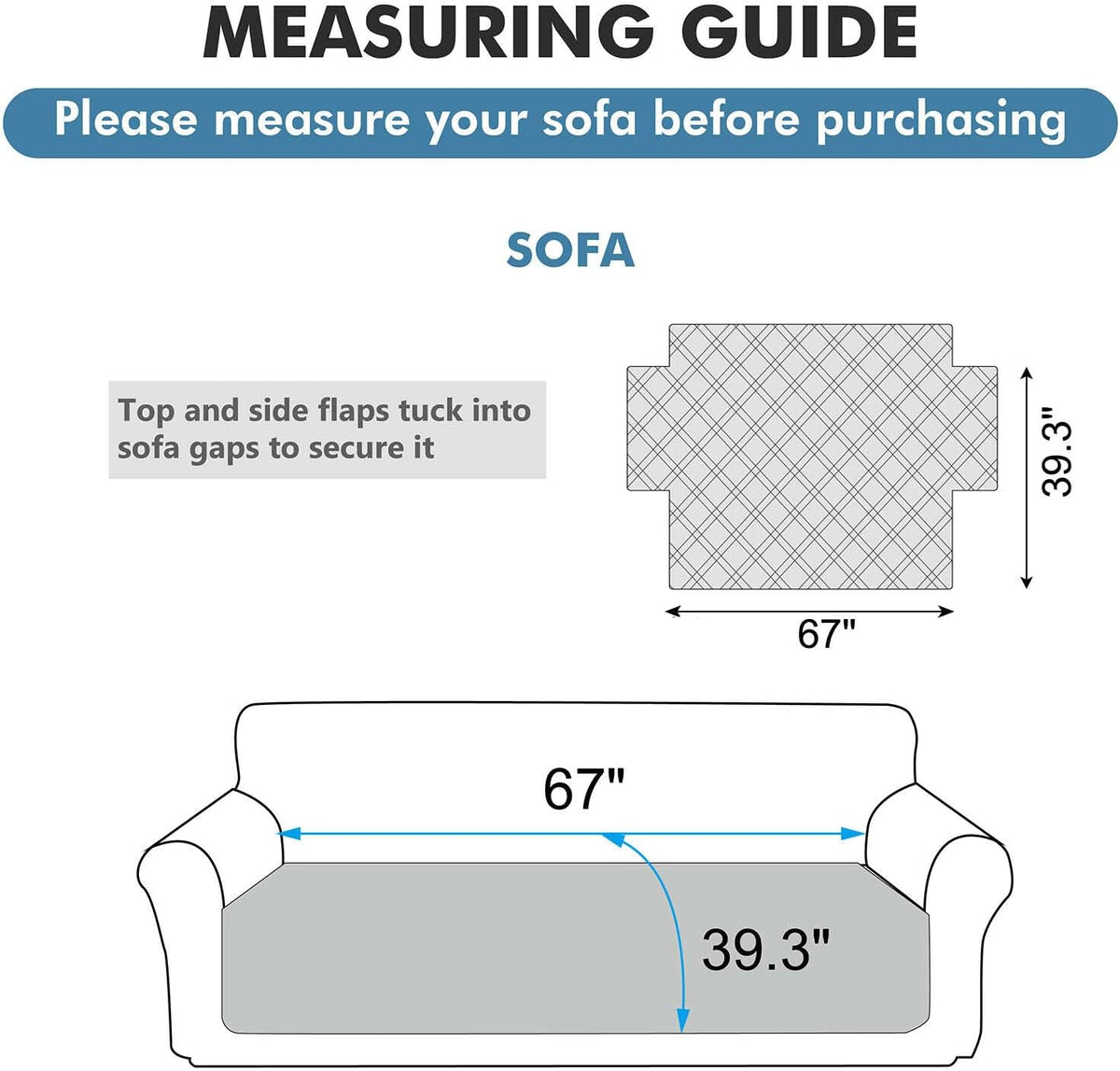 Waterproof Couch Cover for Dogs Non Slip Washable Sofa Protector - Image 2