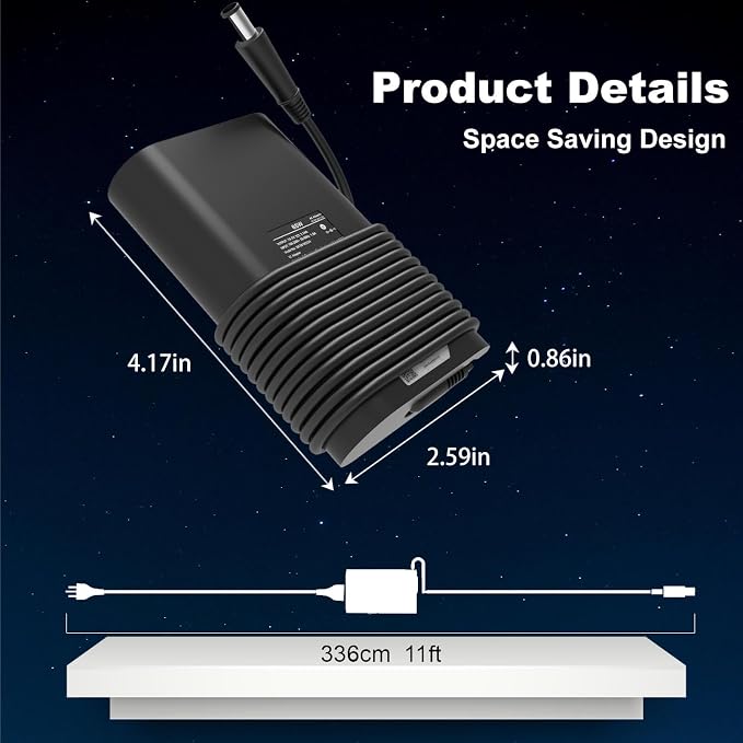 65W 45 Watt AC Adapter for Dell Laptop Charger 19.5V 3.34A 7.4mm | for Latitude 5400 5500 5480 5490 5580 5590 7400 7480 7490 7290 7280 E5400 E5420 E5450 E5470 E5570 E6430 Computer Power Cord - Image 4