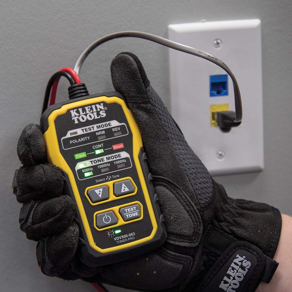 Klein Tools VDV500-820 Wire Tracer Tone Generator and Probe Kit Continuity Tester for Ethernet, Telephone, Speaker, Coax, Video, and Data Cables, RJ45, RJ11, RJ12 - Image 5