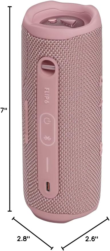 JBL Flip 6, Pink - Waterproof, Portable & Durable Bluetooth Speaker - Up to 12 Hours of Wireless Streaming - Includes Noise-Canceling Speakerphone, Voice Assistant Connect+ - Image 10