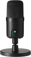 Amazon Basics Condenser Microphone for PC, Cardioid Pickup, USB Mic for Streaming, Recording, and Podcasting, 360° Adjustable Stand, Plug and Play, 5.8" x 3.4", Black by AmazonBasics